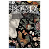 Iron Orchid Designs IOD Saint Quen™ Rub On Transfer Pad 8 Pages, 8” x 12”