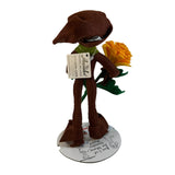 Annalee 9" Harvest Brown Elf With Yellow Flower Autumn Fall Thanksgiving New