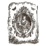 Iron Orchid Designs IOD Hameau de la Reiner Paint Inlay 12 x16” Pad™ French Farmhouse Floral