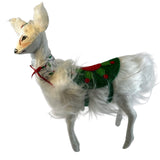 Annalee 10" Christmas Holly Jolly Llama Hand Painted Doll Holiday New