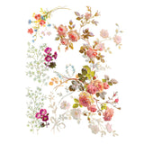 Iron Orchid Designs Saint Germain Rub On Transfer Pad, 8 Pages, 12” x 16”