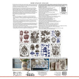 Iron Orchid Designs IOD Hameau de la Reiner Paint Inlay 12 x16” Pad™ French Farmhouse Floral