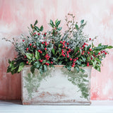 Iron Orchid Designs Holly & Pine 12” x 12” Stamp