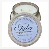 Tyler Candle Diva 2 Wick Candle 22 Oz Fruity Floral Chocolate Amber Made in Texas