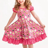 Charlie’s Project Twirl Dress Pink Disney Inspired Princesses Ruffles Pockets