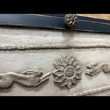 Iron Orchid Designs IOD Primitive Mould Mold 6” x 10” Bird Rabbit Flowers Leaves
