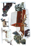 Iron Orchid Designs A Cotswold Christmas IOD 8 Page Transfer Pad 8” x 12”  English Houses Wreath Sheep Cow Dog Christmas Holiday