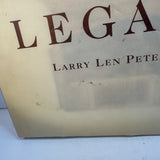 Charles M Russell Legacy Book Larry Peterson Illustrated Western Art History Cowboy Horse Vintage