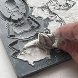 Iron Orchid Designs IOD Specimens Mould 6” x 10” Insect Beetle Mold New