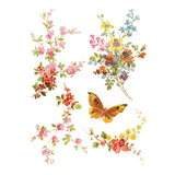 Iron Orchid Designs Saint Germain Rub On Transfer Pad, 8 Pages, 12” x 16”