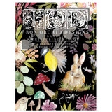 Iron Orchid Designs IOD Whispering Willow Rub On Transfer Pad 8 Pages, 12” x 16”