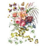 Iron Orchid Designs IOD Marche des Fleurs ™ Rub On Transfer Pad 8 Pages, 12” x 16”