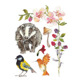 Iron Orchid Designs IOD Whispering Willow Rub On Transfer Pad 8 Pages, 12” x 16”