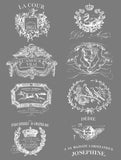 Iron Orchid Designs IOD Traditional Pots 12” x 16” Transfer Pad, 4 Pages