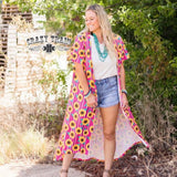 Crazy Train Sunny Side Sunflower Duster, size M