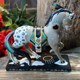 Trail Of Painted Ponies Homage Bear Paw Appaloosa Horse Figurine 7.8”H New