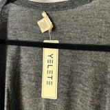 Yelete Open Front Gray Duster Cardigan Long Sleeve Knit 2XL New