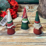 Jim Shore Gnomes 3 Ornament Set Free Standing Hanging Christmas NIB