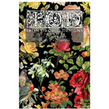 Iron Orchid Designs Catharina Rub On Transfer Pad, 8 Pages, 8” x 12”