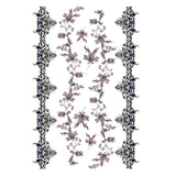Iron Orchid Designs Fairytale Florals, Rub On Transfer Pad, 8 Pages, 8” x 12”