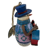 Jim Shore Snowman Broom Top Hat Christmas Ornament New