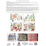 Iron Orchid Designs IOD Wander, Rub On Transfer Pad, 4 Pages, 12” x 16”