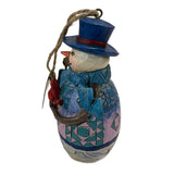 Jim Shore Snowman Birdhouse Cardinal Christmas Ornament