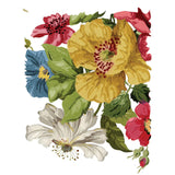 Iron Orchid Designs IOD Wall Flower Rub On Transfer Pad, 8 Pages, 12” x 16”