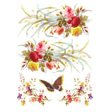 Iron Orchid Designs Saint Germain Rub On Transfer Pad, 8 Pages, 12” x 16”