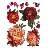 Iron Orchid Designs IOD Collage de Fleurs Rub On Transfer Pad 8 Pages 12” x 16”