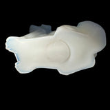 Mosser Labrador Art Glass White Lab Dog Figurine Paperweight USA New Hunt Pet