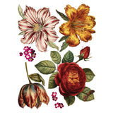 Iron Orchid Designs IOD Collage de Fleurs Rub On Transfer Pad 8 Pages 12” x 16”