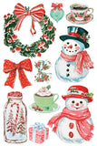 Iron Orchid Designs IOD Darling Holiday Transfer Pad, 8 Pages, 8” x 12” Kitschy Cute Christmas New