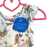 Charlie’s Project Twirl Dress Circle Skirt Butterflies Cats Kittens Pockets Size 2T