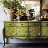 Iron Orchid Design Lost Garden Rub On Transfer Pad, 8 Pages, 12” x 16”