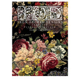 Iron Orchid Designs IOD Floral Anthology Rub On Transfer Pad 4 Pages, 13” x 16”