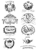 Iron Orchid Designs IOD Traditional Pots 12” x 16” Transfer Pad, 4 Pages
