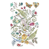 Iron Orchid Designs IOD Fern Fables™ Rub On Transfer Pad 8 Pages, 8” x 12”