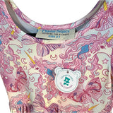 Charlie’s Project Twirl Dress Unicorns Butterflies Pink Pockets Size 2T New