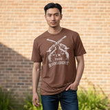 I'm Your Huckleberry T Shirt Doc Holiday Tombstone Unisex Heather Brown