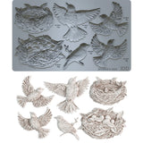 Iron Orchid Designs IOD Sparrow’s Nest 6” x 10” Mould Mold Bird