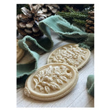 Iron Orchid Design IOD Victoriana Mould 6” x 10” Rose Frame Tassels New