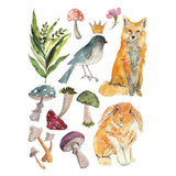 Iron Orchid Designs IOD Whispering Willow Rub On Transfer Pad 8 Pages, 12” x 16”