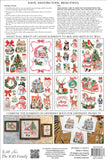 Iron Orchid Designs IOD Darling Holiday Transfer Pad, 8 Pages, 8” x 12” Kitschy Cute Christmas New