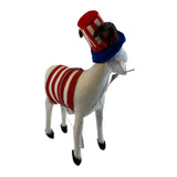 Annalee Patriotic Goat Top Hat Flag Stars Stripes New America USA
