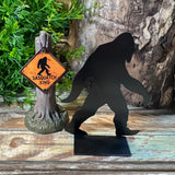 Department 56 Sasquatch Crossing Sign with Bigfoot Silhouette 