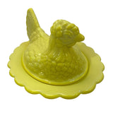 Mosser Large Hen On Nest Dandelion Glows Under Blacklight New 7.5”