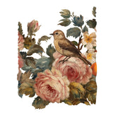 Iron Orchid Designs IOD Joie Des Roses Rub On Transfer Pad, 8 Pages, 12” x 16”