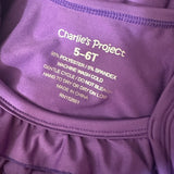 Charlie’s Project Purple Ruffled Twirl Dress Pantaloons Size 5/6 Sunday Dressy New