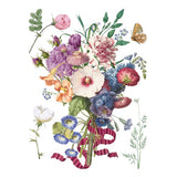 Iron Orchid Designs IOD Marche des Fleurs ™ Rub On Transfer Pad 8 Pages, 12” x 16”